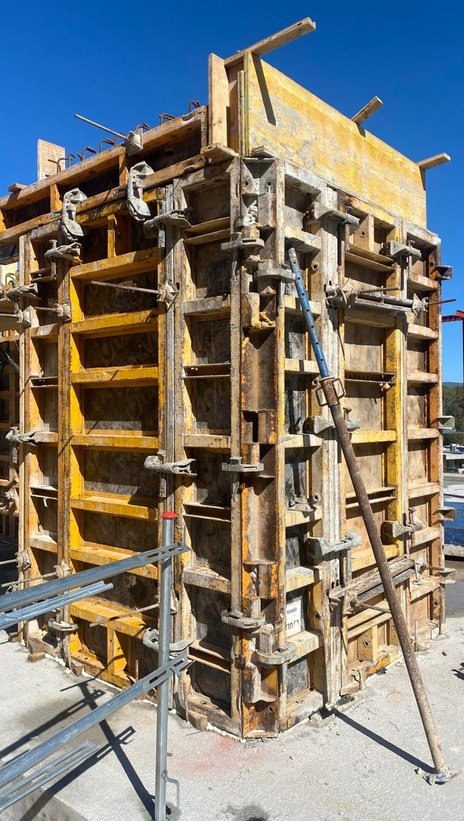 Encofrados de la estructura